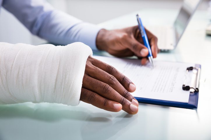 personal injury insurance claim form